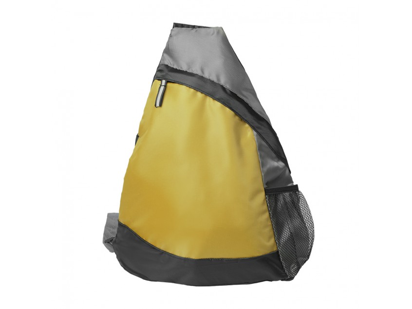 Рюкзак Pick, жёлтый/серый/чёрный, 41 x 32 см, 100% полиэстер 210D, Жёлтый