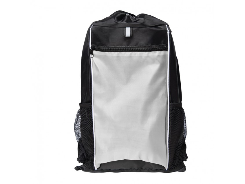 Рюкзак Fab, белый/чёрный, 47 x 27 см, 100% полиэстер 210D, Белый