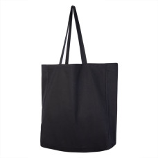 Большая сумка шоппер хлопковый MALL BIG 220, 42 x 45 x 14 см, длина ручек 64 х 2,5, черный