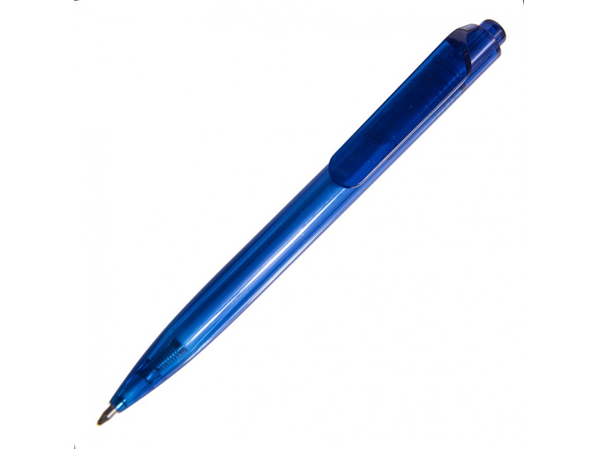 Ручка шариковая N16, RPET пластик, Синий