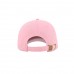 Бейсболка DAD HAT, 6 клиньев, металлическая застежка, Розовый