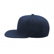 Бейсболка SNAP BACK, 6 клиньев, пластиковая застежка, Темно-синий