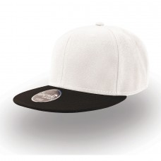 Бейсболка SNAP BACK, 6 клиньев, пластиковая застежка, Белый