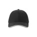 Бейсболка PILOT PIPING SANDWICH-S, Черный