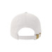Бейсболка DAD HAT-S, 6 клиньев, металлическая застежка, белый