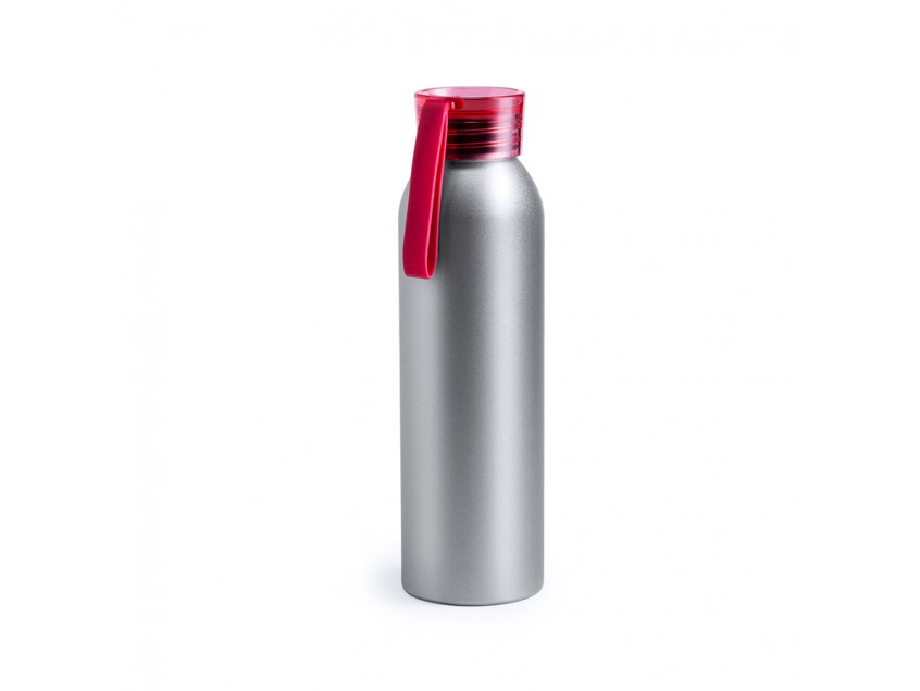 Бутылка для воды TUKEL, красный, 650 мл,  алюминий, резина, Красный