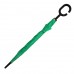 Зонт-трость HALRUM, пластиковая ручка, полуавтомат, Зеленый