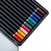 Набор цветных карандашей PROFESSIONAL, 12 цветов, серебристый