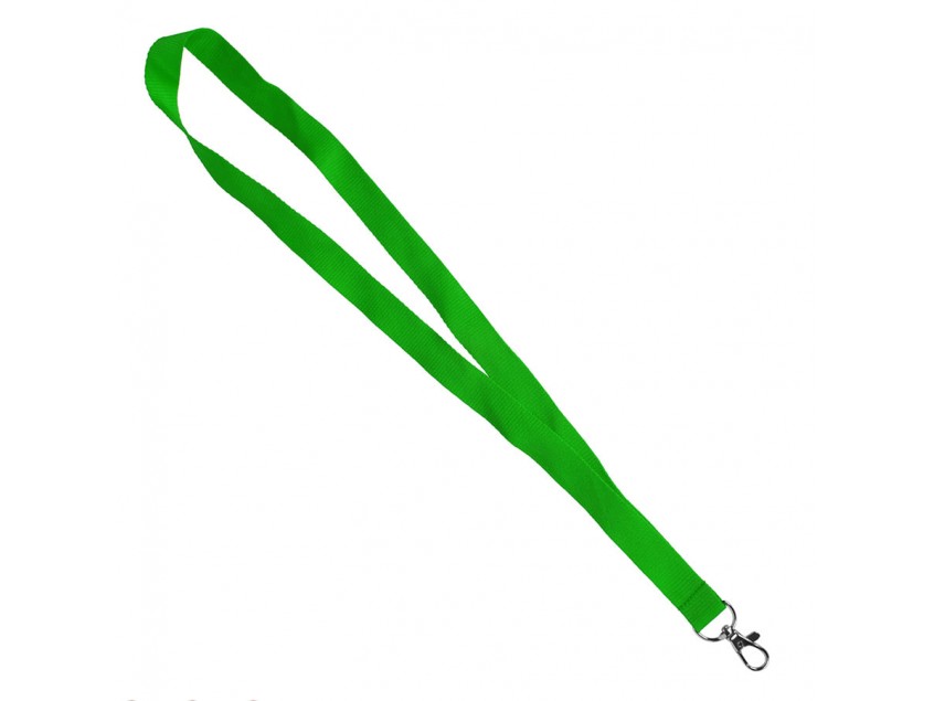 Ланъярд NECK, зеленый, полиэстер, 2х50 см, Зеленый