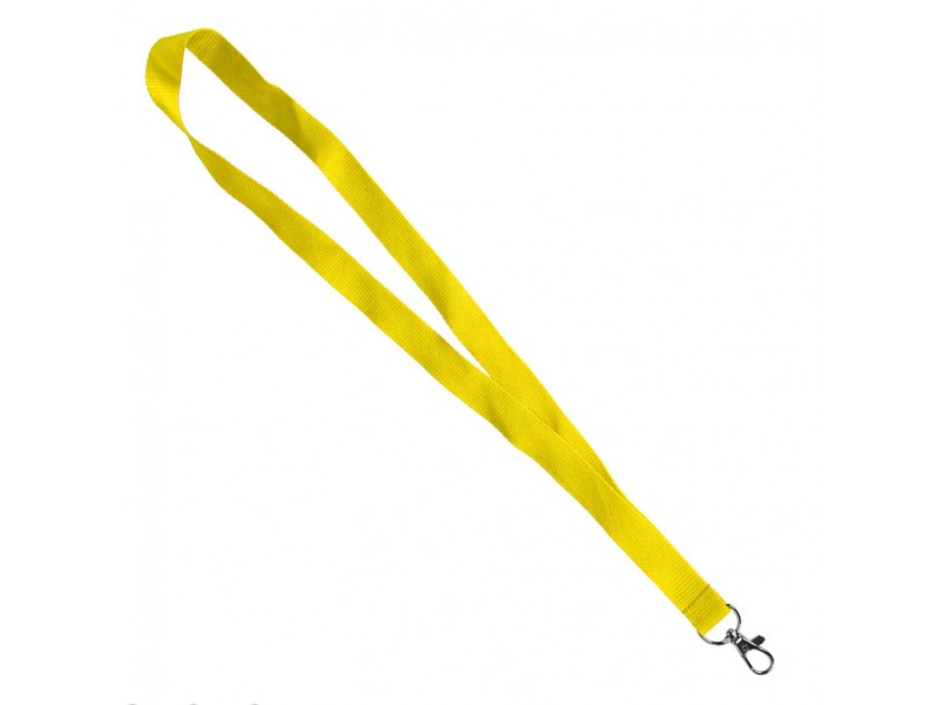 Ланъярд NECK, желтый, полиэстер, 2х50 см, Желтый