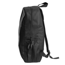 Рюкзак PLUS, чёрный/серый, 44 x 26 x 12 см, 100% полиэстер 600D, черный, серый