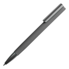 Ручка шариковая ELEGANCE с покрытием soft touch, серый, темно-серый