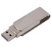 USB flash-карта SWING METAL (16Гб), серебристая, 5,3х1,7х0,9 см, металл, серебристый