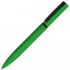 Ручка шариковая MIRROR BLACK, покрытие soft touch, Зеленый