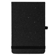 Блокнот MEMO PAD, размер 90х140 мм, черный, блок в клетку, Черный