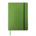 Ежедневник недатированный Shady, А5,  лаймовый, кремовый блок, зеленый обрез, Зеленый