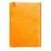 Ежедневник недатированный Boomer, А5,  оранжевый, кремовый блок, без обреза, Оранжевый