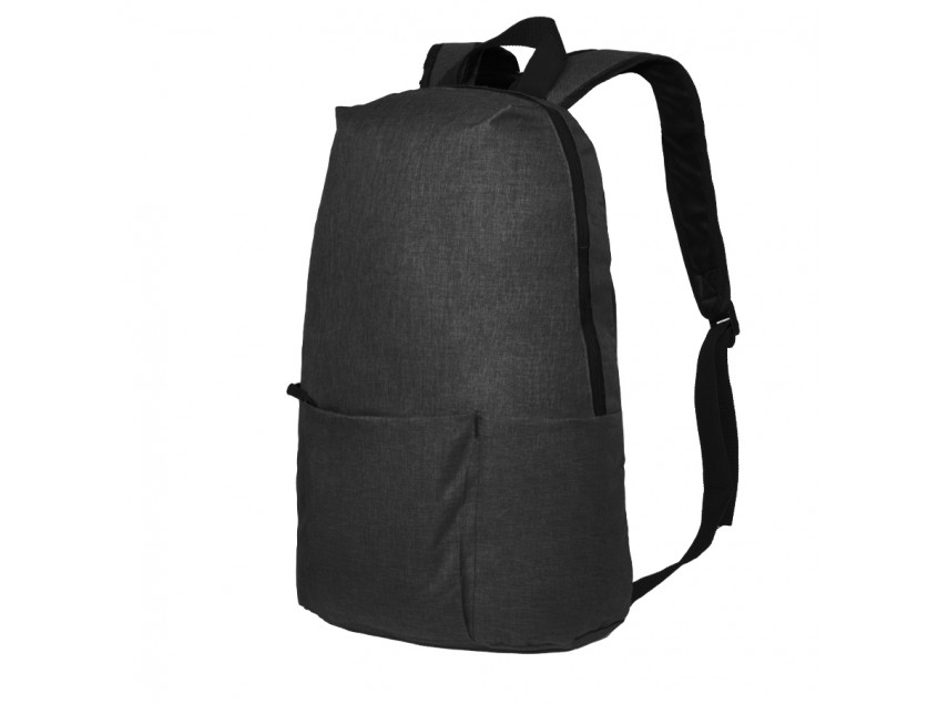 Лёгкий меланжевый рюкзак BASIC, Черный
