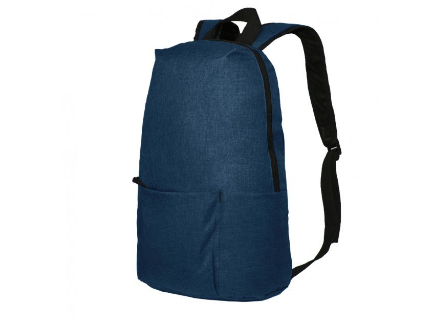Лёгкий меланжевый рюкзак BASIC, Тёмно-синий