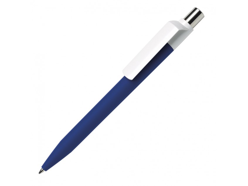 Ручка шариковая DOT, покрытие soft touch, Синий