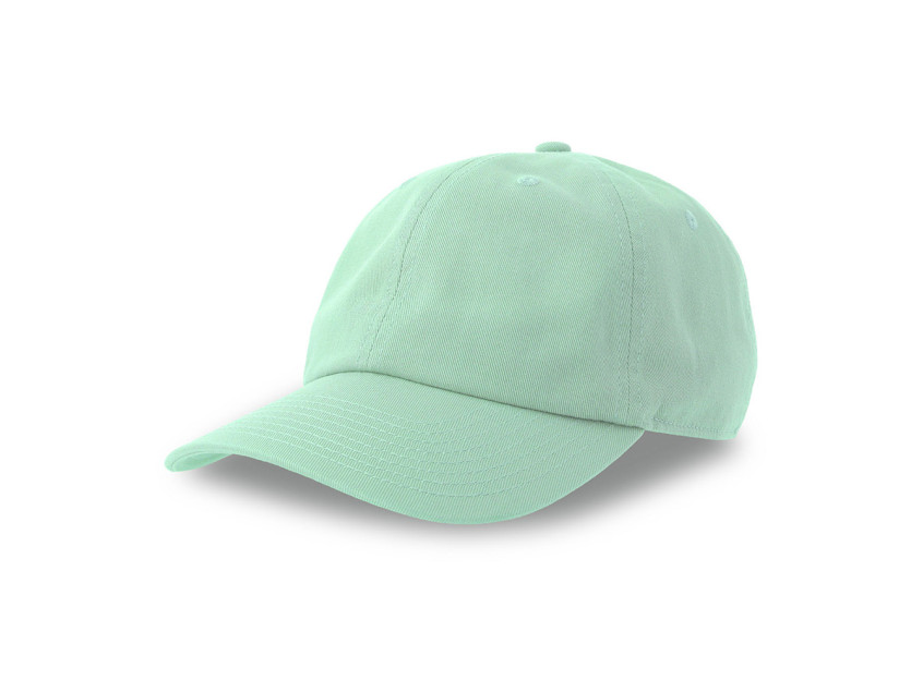 Бейсболка DAD HAT-S, 6 клиньев, металлическая застежка, мятный
