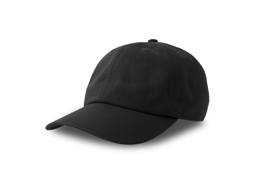 Бейсболка DAD HAT-S, 6 клиньев, металлическая застежка, черный