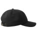Бейсболка DAD HAT-S, 6 клиньев, металлическая застежка, черный