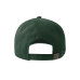 Бейсболка DAD HAT-S, 6 клиньев, металлическая застежка, темно-зелёный