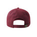 Бейсболка DAD HAT-S, 6 клиньев, металлическая застежка, бордовый