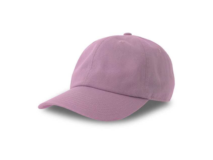 Бейсболка DAD HAT-S, 6 клиньев, металлическая застежка, сиреневый