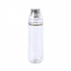 Бутылка для воды FIT, 700 мл; 24,5х7,4см, прозрачный с серым, пластик rPET, Серый