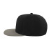 Бейсболка SNAP BACK, 6 клиньев,  пластиковая застежка, Черный
