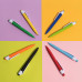 Ручка шариковая N16 soft touch, зеленое яблоко