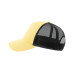 Бейсболка RAPPER COTTON-S, 5 клиньев, пластиковая застёжка, Жёлтый