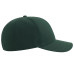 Бейсболка BEAT-S, 6 клиньев, пластиковая застежка, Темно-зелёный