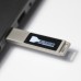 USB flash-карта LED с белой подсветкой (8Гб), серебристый