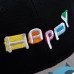 Бейсболка SNAP BACK, 6 клиньев,  пластиковая застежка, Черный