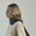 Шарф вязаный  WIND SCARF-S, темно-серый