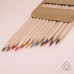Набор цветных карандашей KINDERLINE middlel,12 цветов, дерево, картон, бежевый