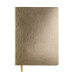 Бизнес-блокнот AURI, формат А5, золотистый, блок в линейку, Золото
