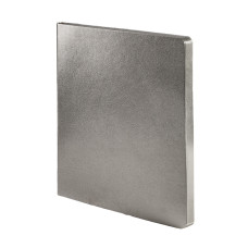 Бизнес-блокнот AURI, формат А5, серебристый, блок в линейку, Серебро