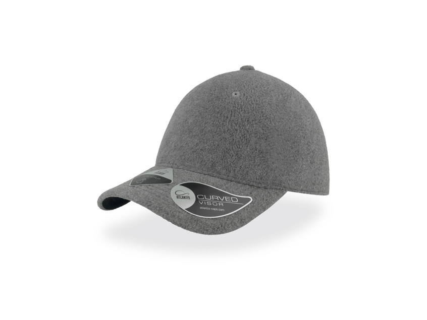 Бейсболка UNI-CAP POLARFLEECE, без панелей и швов, без застежки, Серый