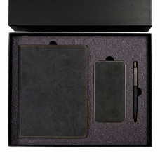 Набор подарочный  EMBER: ежедневник и power bank в коробке  с ложементом, черный