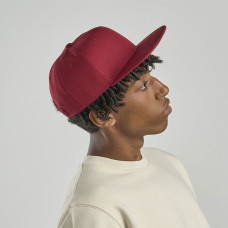 Бейсболка SNAP BACK-S, 6 клиньев, пластиковая застежка, черный, серый