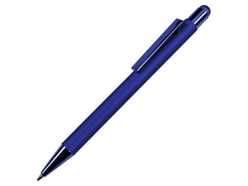 Ручка шариковая FACTOR COLOR со стилусом, синий