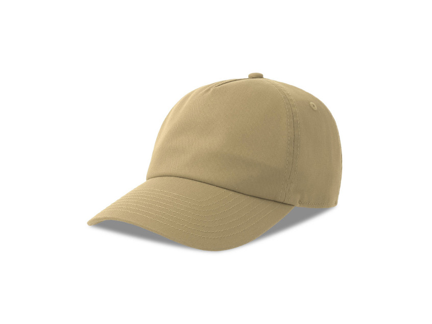 Бейсболка DAD HAT-S, 6 клиньев, металлическая застежка, бежевый