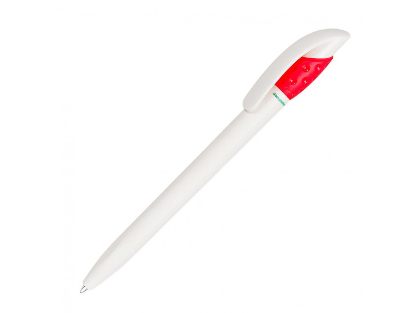 Ручка шариковая из биоразлагаемого пластика GOLF GREEN, Красный