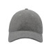 Бейсболка UNI-CAP POLARFLEECE, без панелей и швов, без застежки, Серый