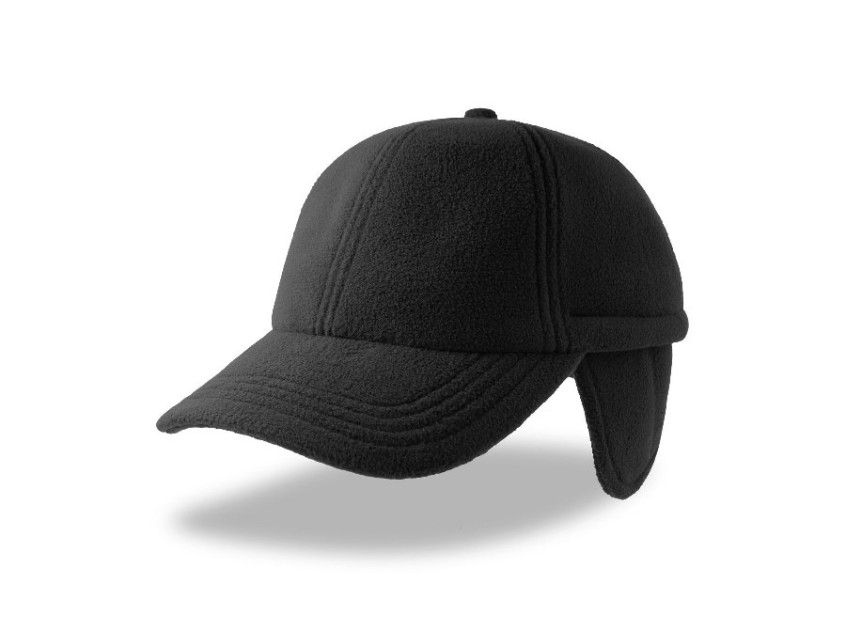 Бейсболка SNOW FLAP STOPPER-S, 6 клиньев, черный