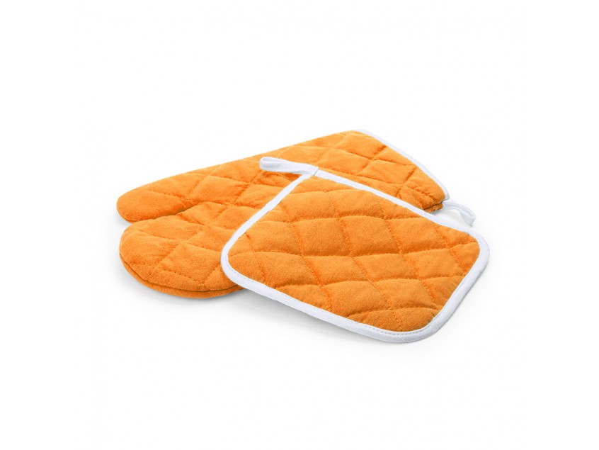 Набор: прихватка и рукавица LESTON, Оранжевый